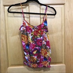 BOGO Boutique XXI floral tank top elastic waist